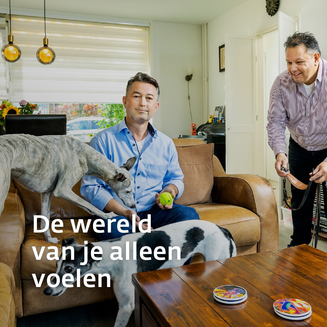 De wereld van je alleen voelen