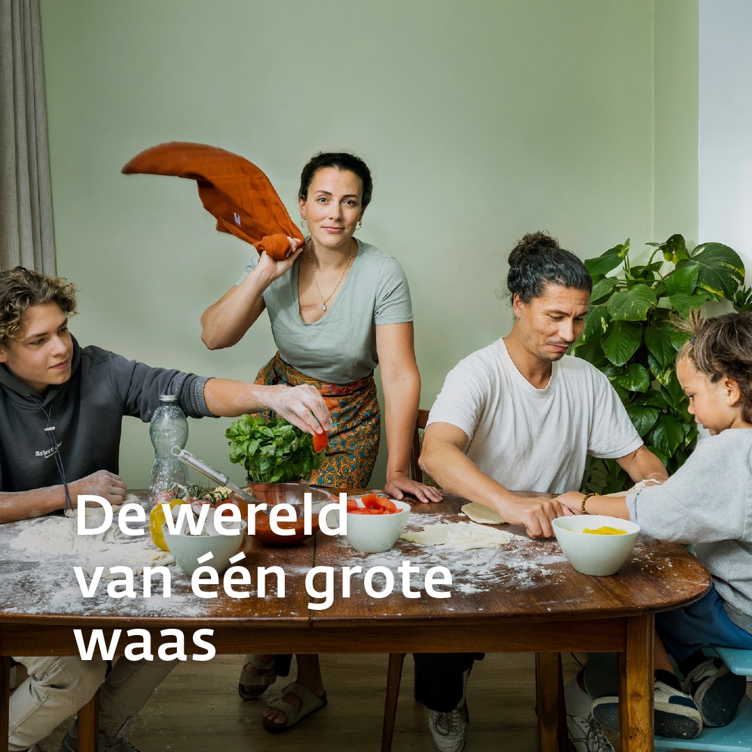 De wereld van één grote waas