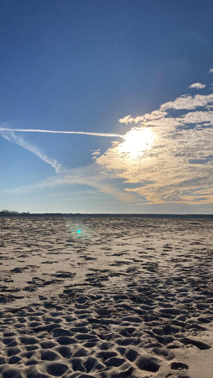 Het strand en zichtbaar is er meer……