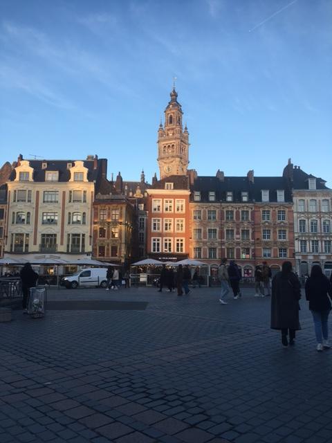 Zonsondergang in Lille